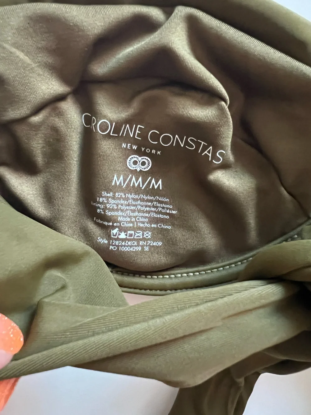 {Caroline Constas} Brand New Olive Green Bikini SET - Picture 7 of 10